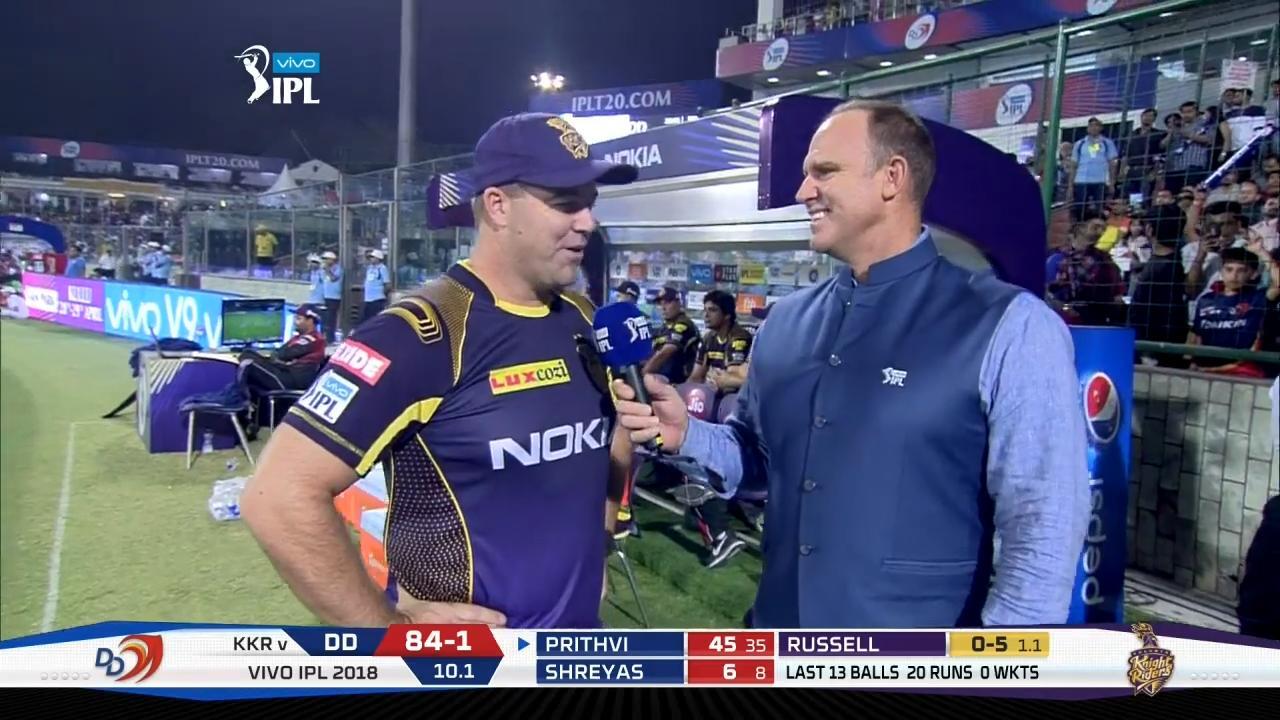 M26: DD vs KKR – Heath Streak Interview background