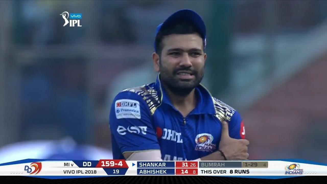 When Rohit got injured background