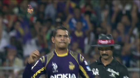 M49: KKR vs RCB– Sunil Narine's Four Wickets