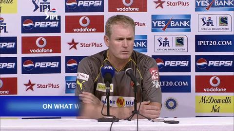 M34: CSK vs SRH – Tom Moody Press Conference background