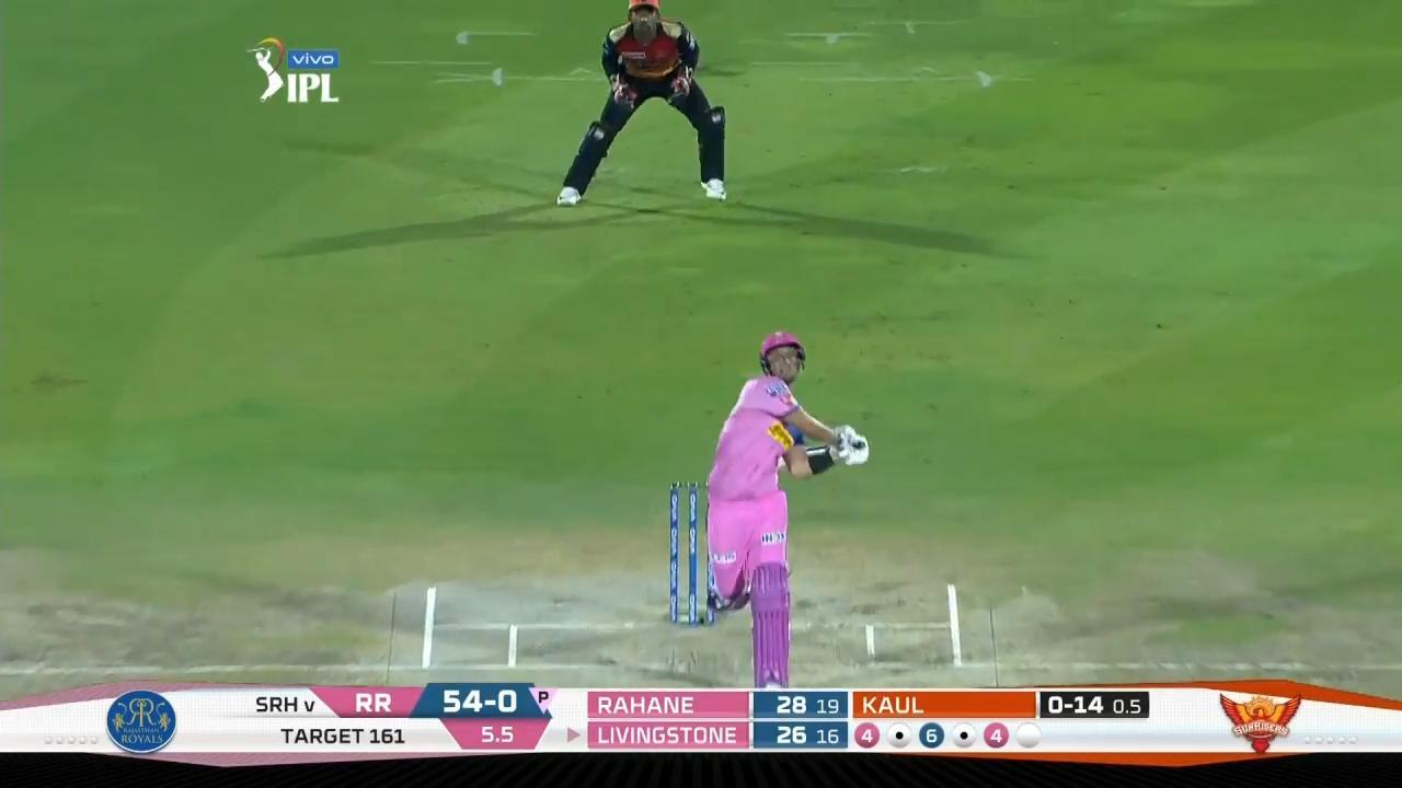M45: RR vs SRH – Liam Livingstone Six background