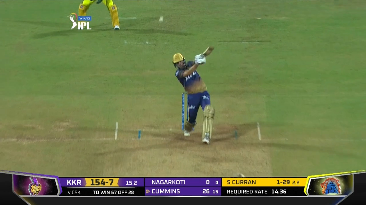 M15: KKR vs CSK – Pat Cummins Six