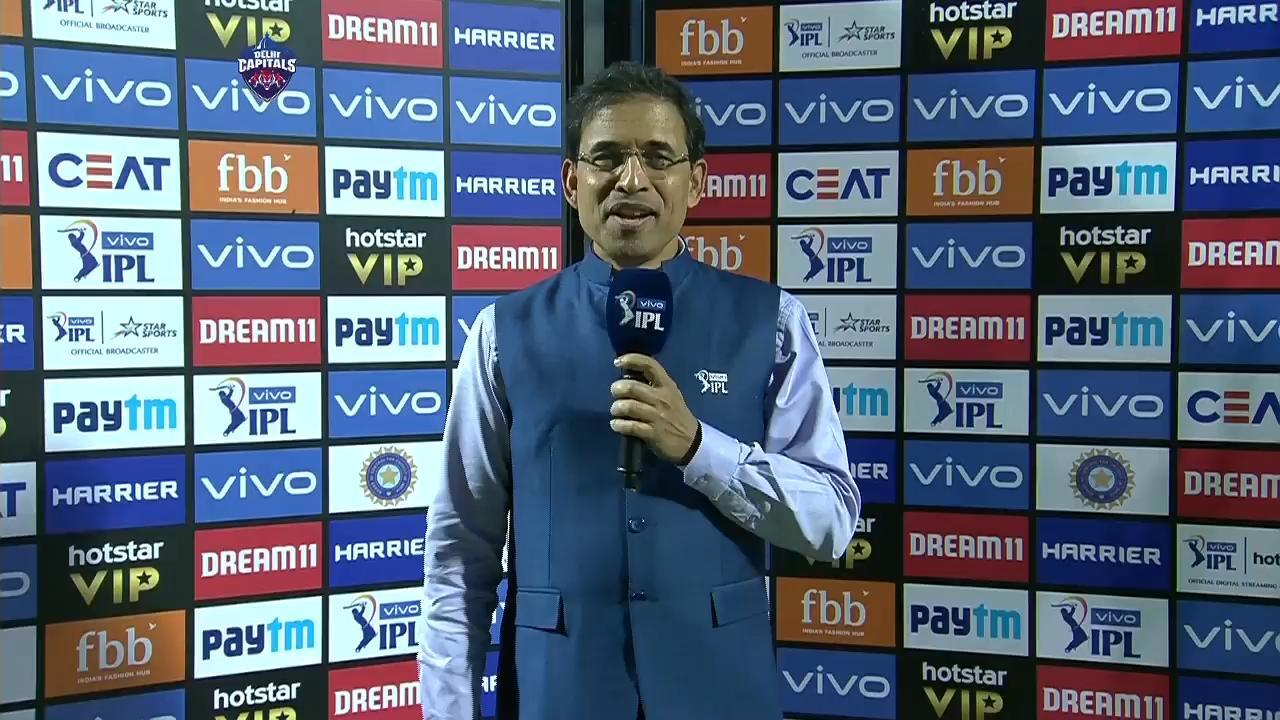 M53: DC vs RR – Post Match Presentation background