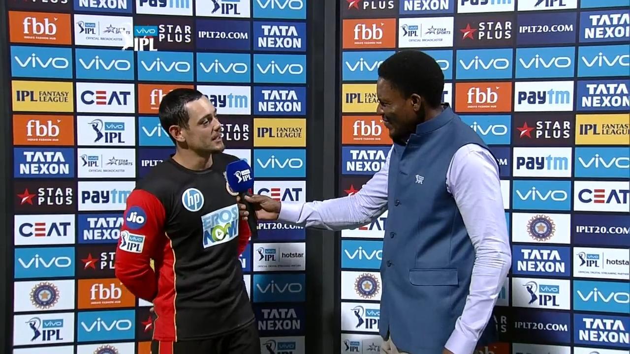 M08: RCB vs KXIP – Quinton de Kock Interview