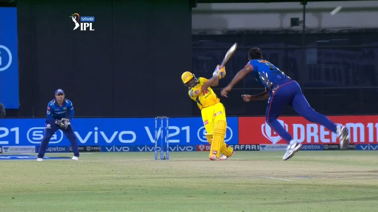 M27: MI vs CSK – Ambati Rayudu Six