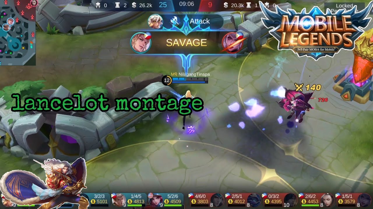 Lancelot Montage Mobile Legends backdrop