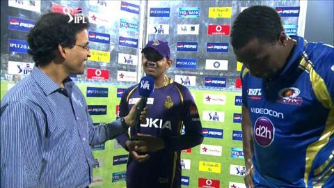 M33: KKR vs MI – Kieron Pollard, Sunil Narine Interview