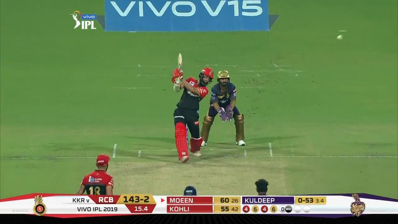 M35: KKR vs RCB – Moeen Ali Six