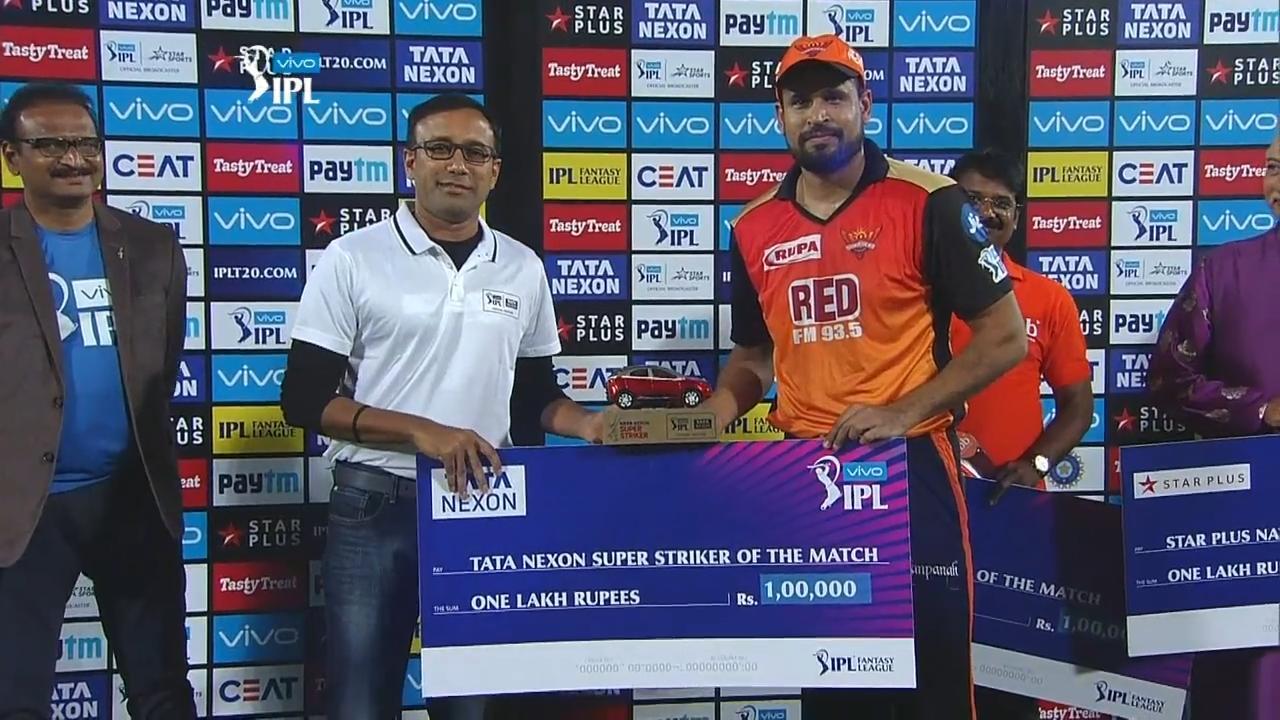 M36: SRH vs DD – TATA Nexon Super Striker of the Match – Yusuf Pathan