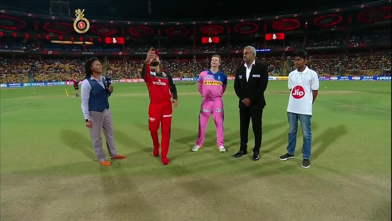 M49: RCB vs RR – Toss