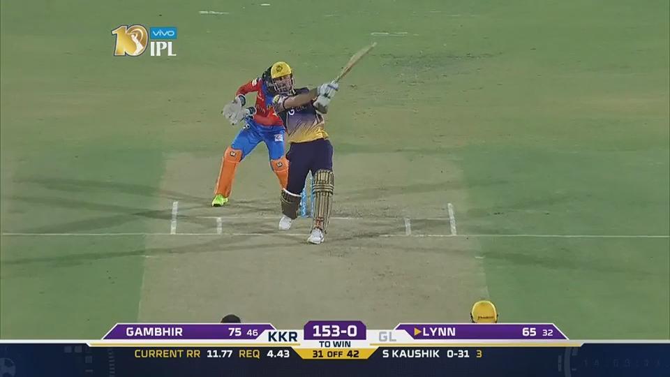 M3: GL vs KKR – Chris Lynn Six