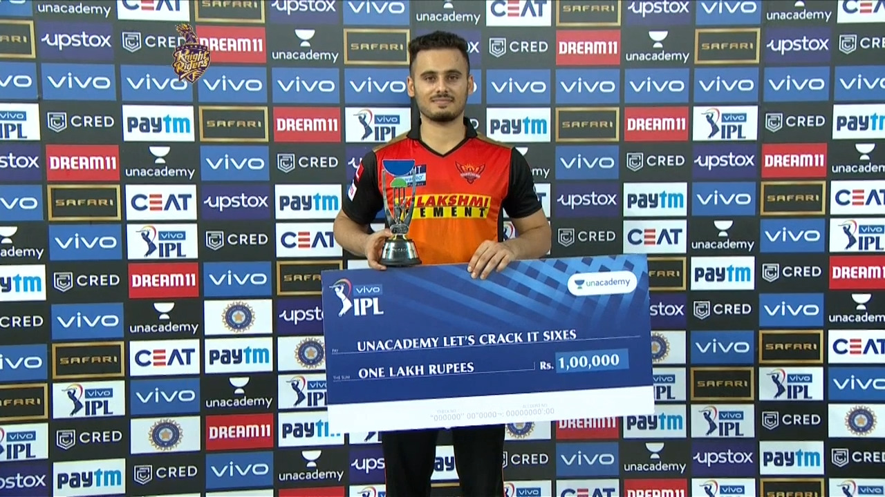 M49: KKR vs SRH – Unacademy Lets Crack It Sixes of the Match – Abdul Samad