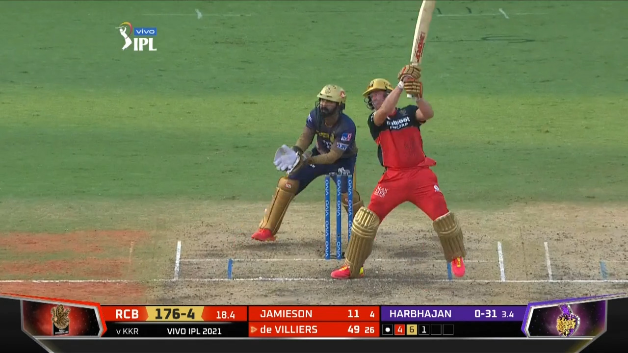 M10: RCB vs KKR – AB de Villiers Six