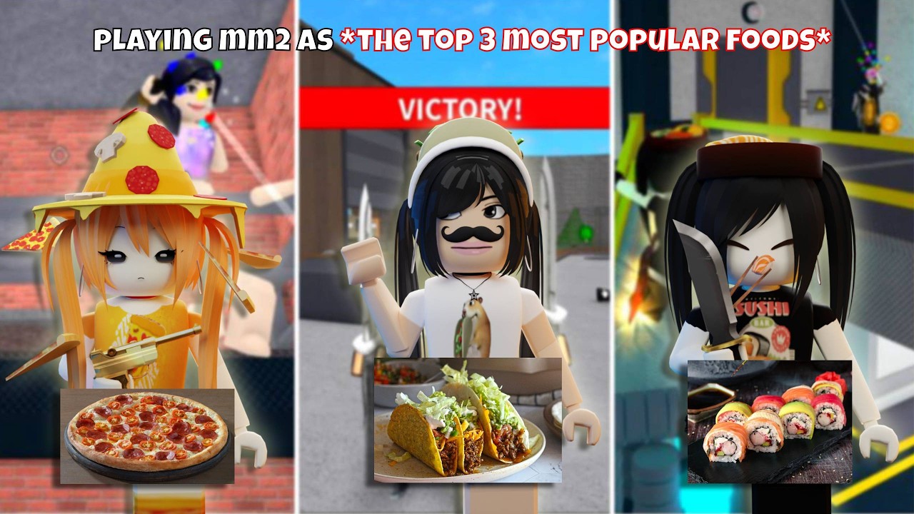 BEATING CAMPERS AS THE TOP 3 MOST POPULAR FOODS-FUNNY MOMENTS (Murder Mystery 2)