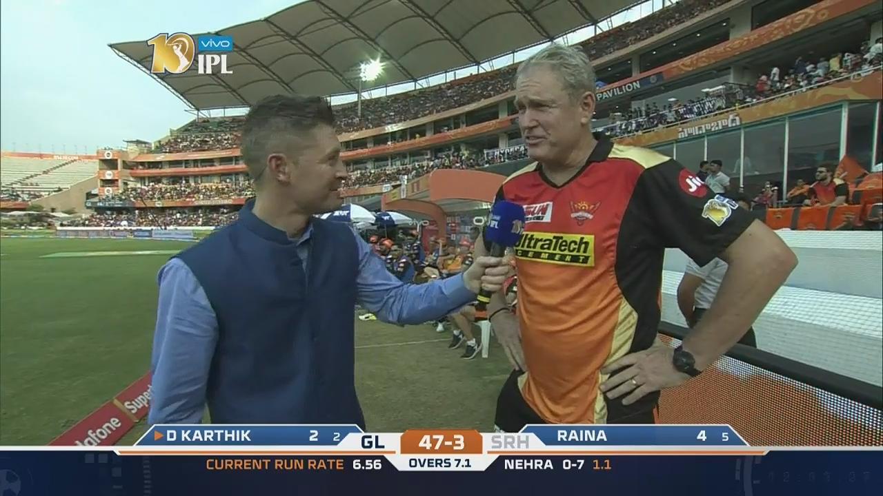 M06: SRH vs GL – Tom Moody Interview