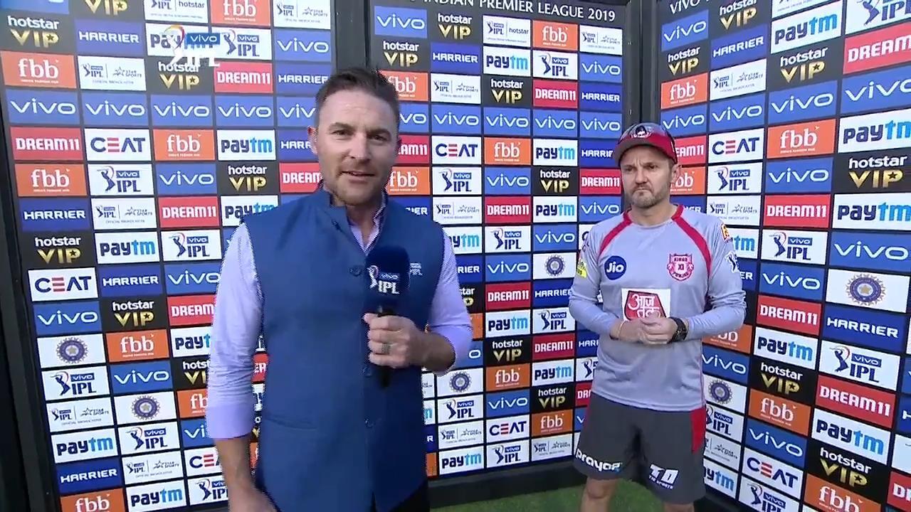 M52: KXIP vs KKR – Mike Hesson Interview background