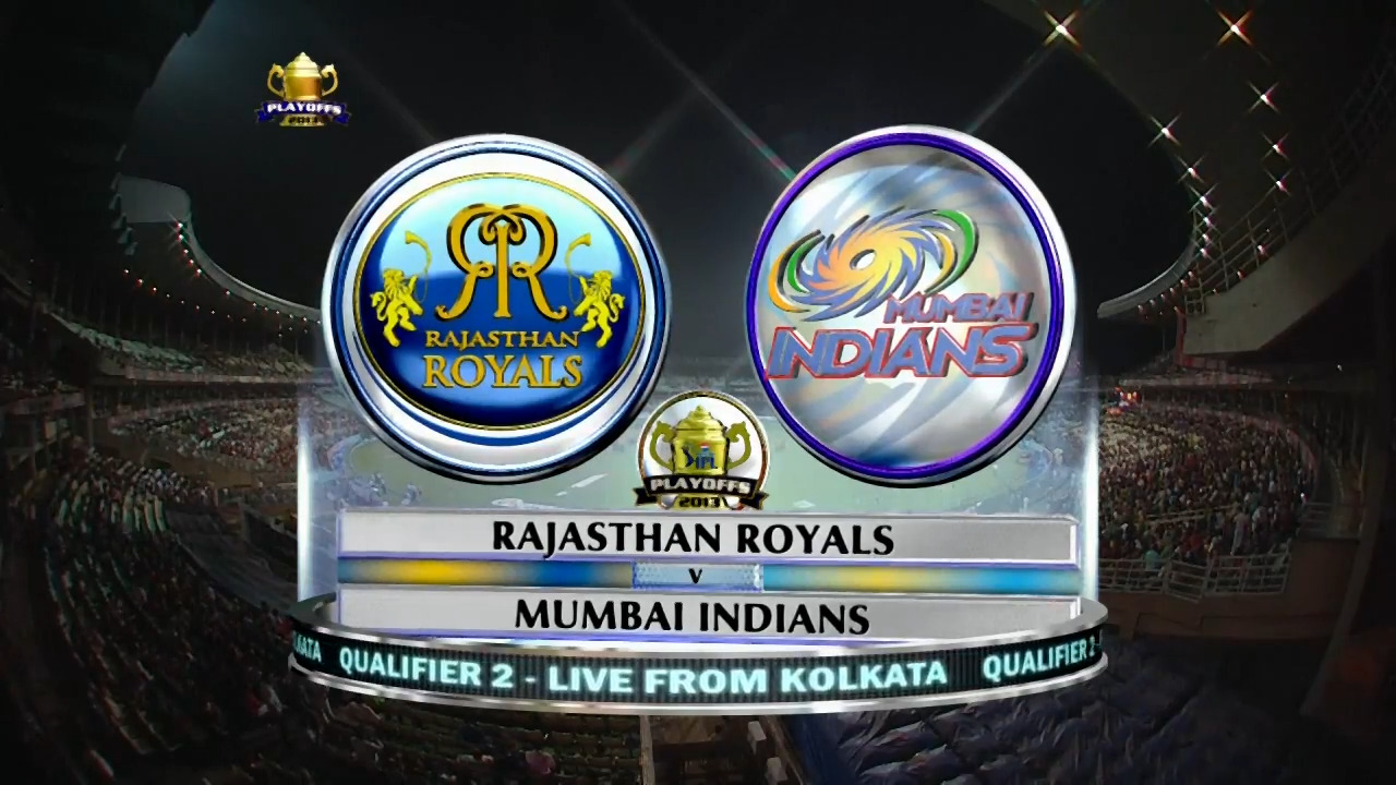 IPL 2013 Q2: RR vs MI – Match Highlights background