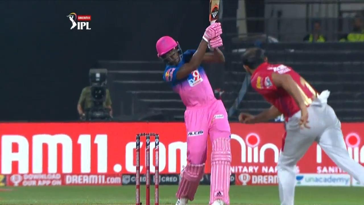 M09: RR vs KXIP – Jofra Archer Six background