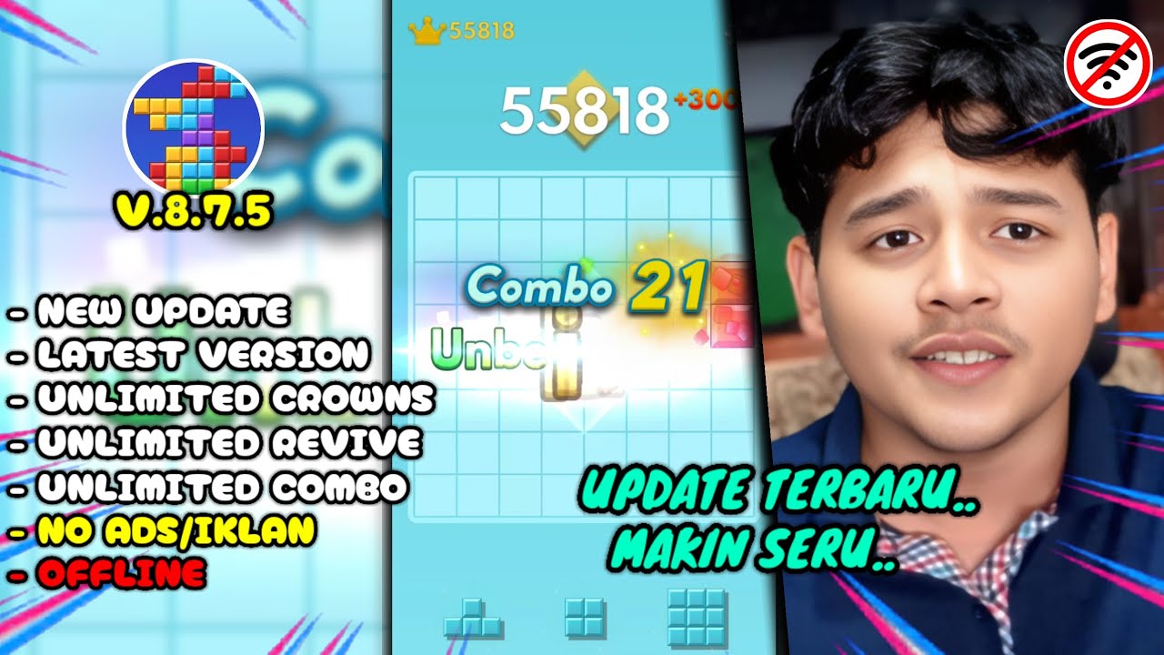 NEW UPDATE !! Block Blast MOD Apk v8.7.5 latest version - Unlimited Combo, New Bug - GAMEPLAY‼️