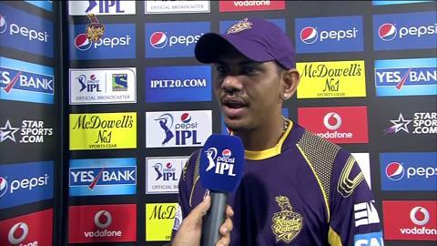 M15: KKR vs KXIP– Sunil Narine Interview background