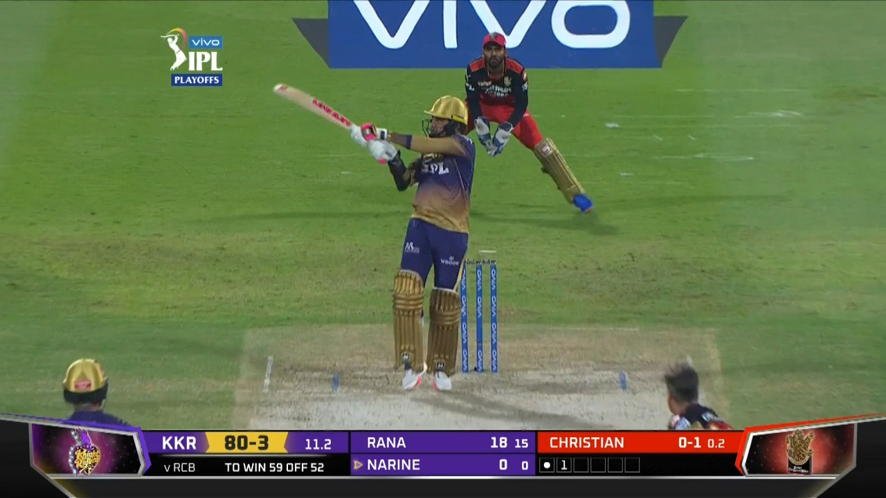 Eliminator: RCB vs KKR – Sunil Narine Six