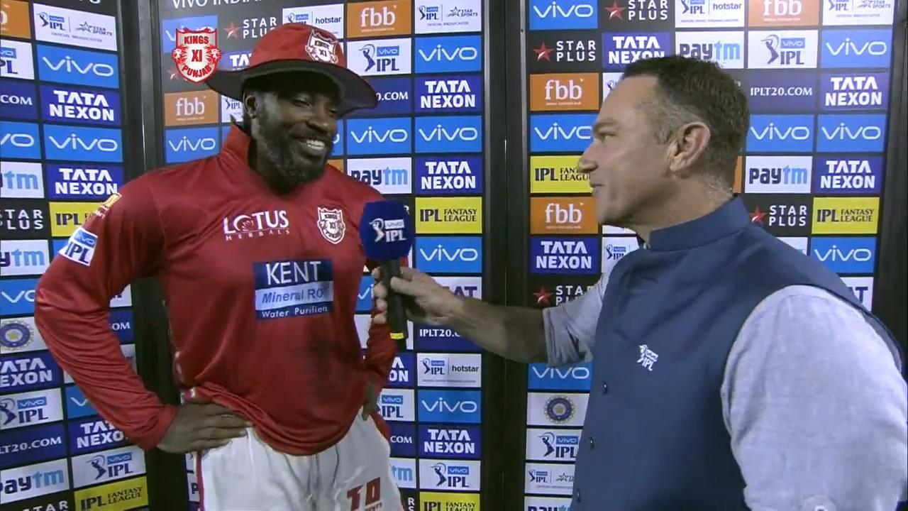M12: KXIP vs CSK – Chris Gayle Interview