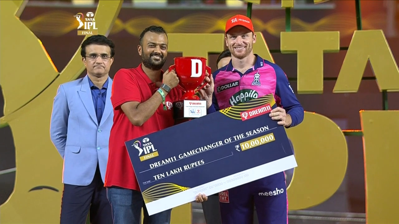 Final: GT vs RR – Dream11 GameChanger of the Season – Jos Buttler background