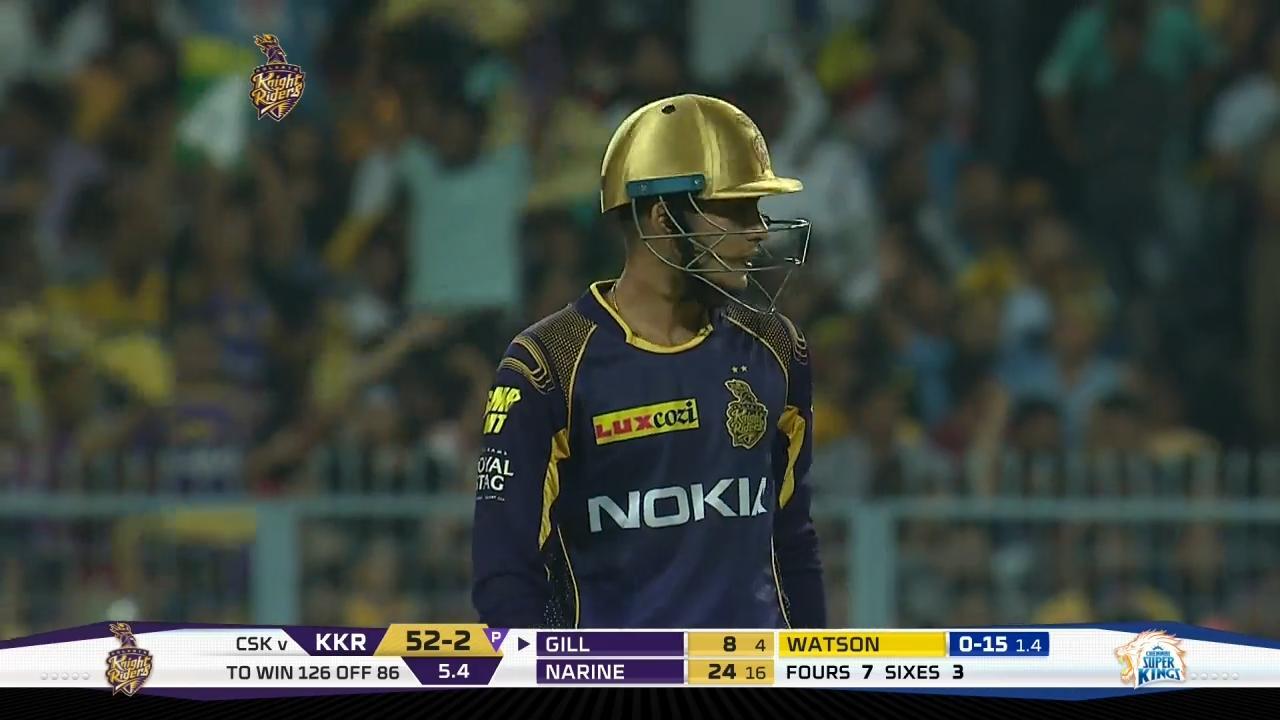 Shubman Gill's slap on the leg-side