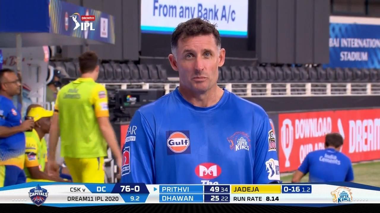 M07: CSK vs DC – Michael Hussey Interview background