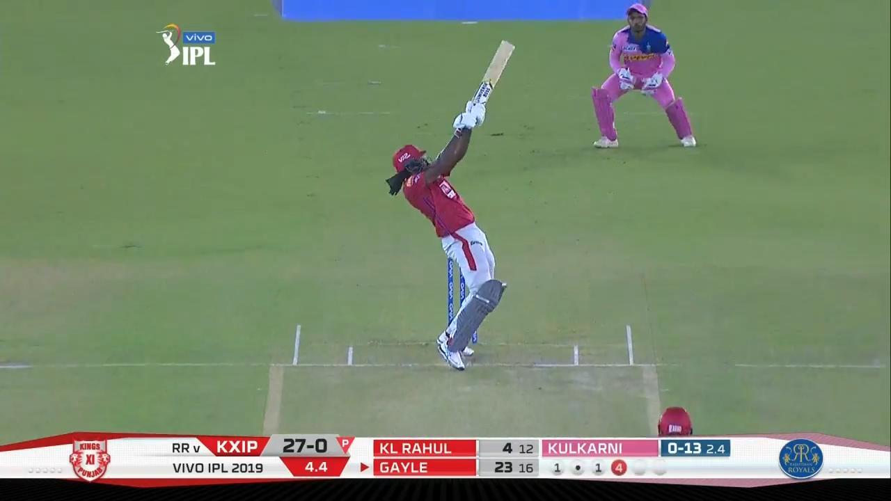 M32: KXIP vs RR – Chris Gayle Six