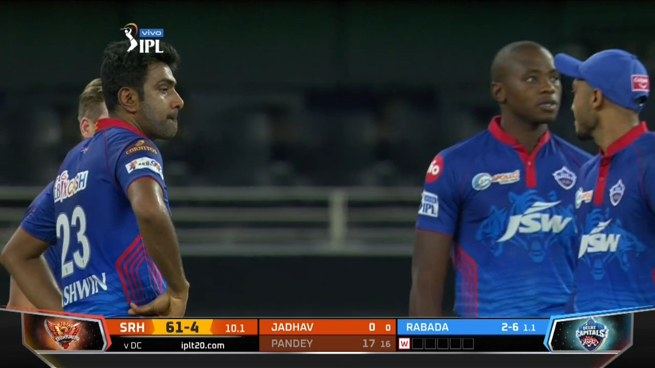 M33: DC vs SRH – Fall of Wickets