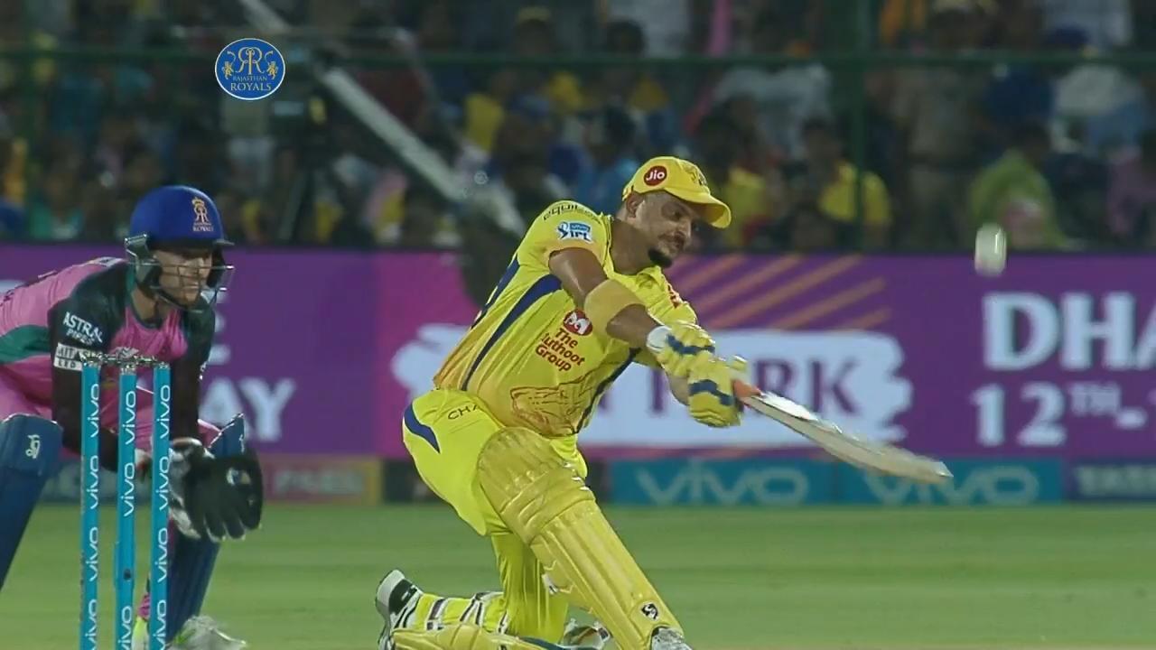 M43: RR vs CSK – Suresh Raina Six