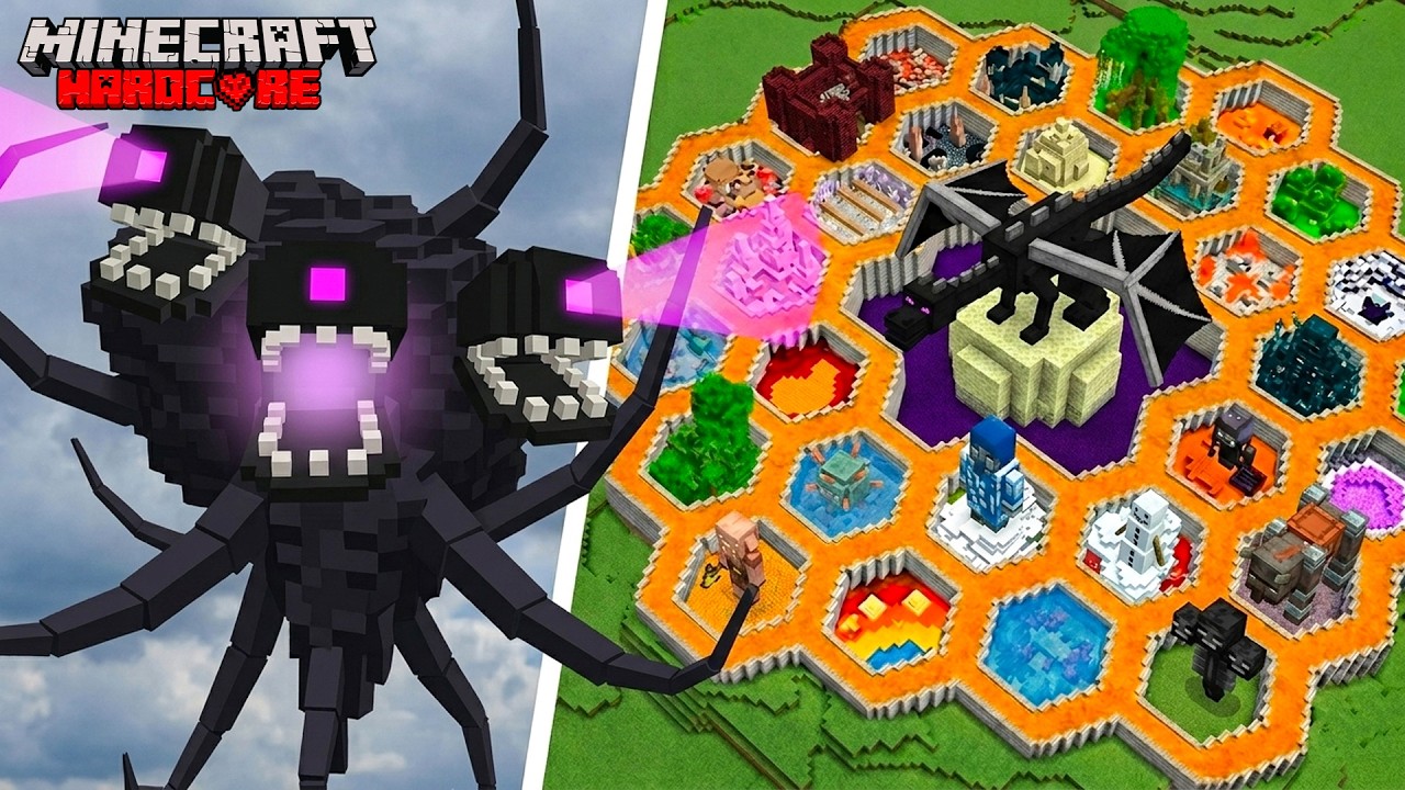 I Collected EVERY BOSSES in Minecraft Hardcore