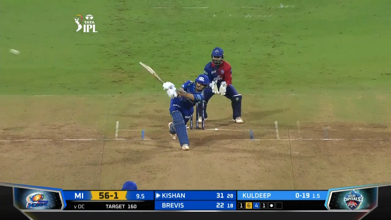 M69: MI vs DC – Ishan Kishan Six
