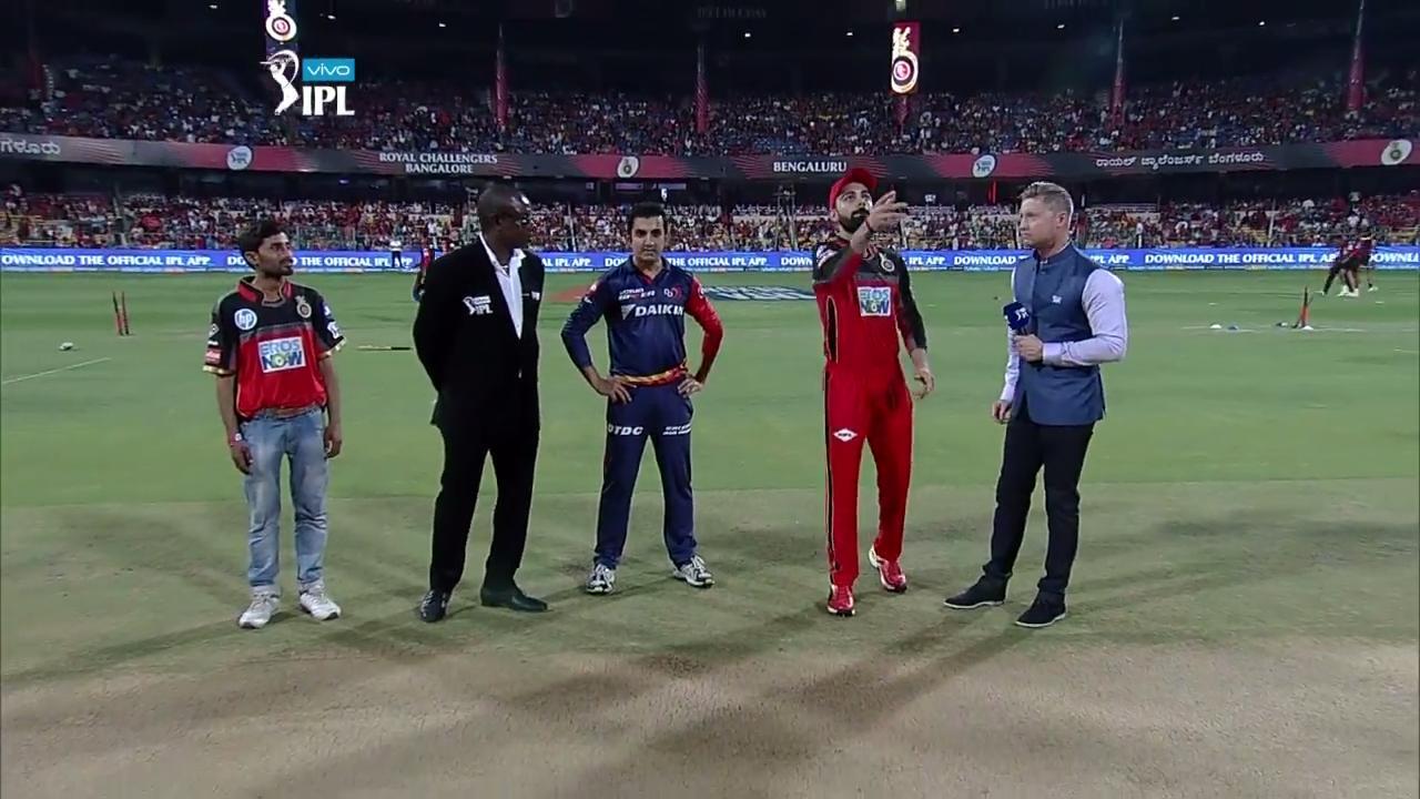 M19: RCB vs DD – Toss