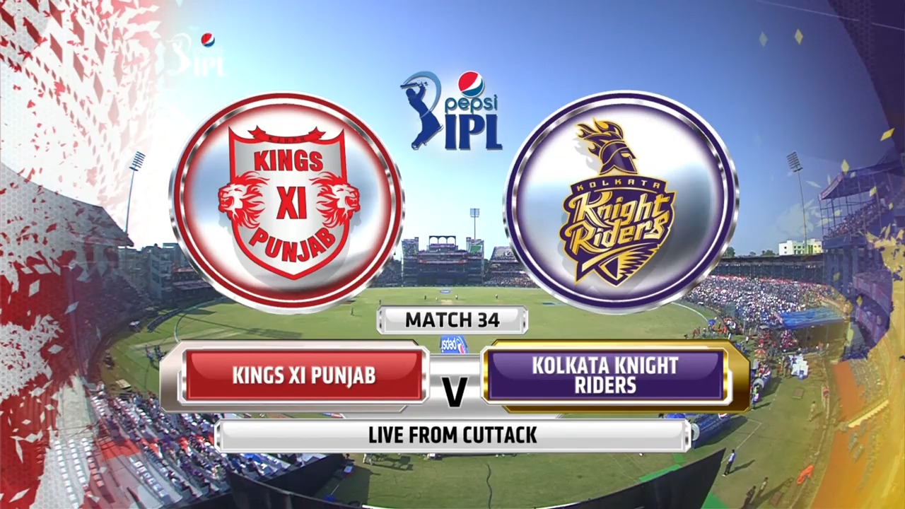 IPL 2014 M34: KXIP vs KKR– Match Highlights