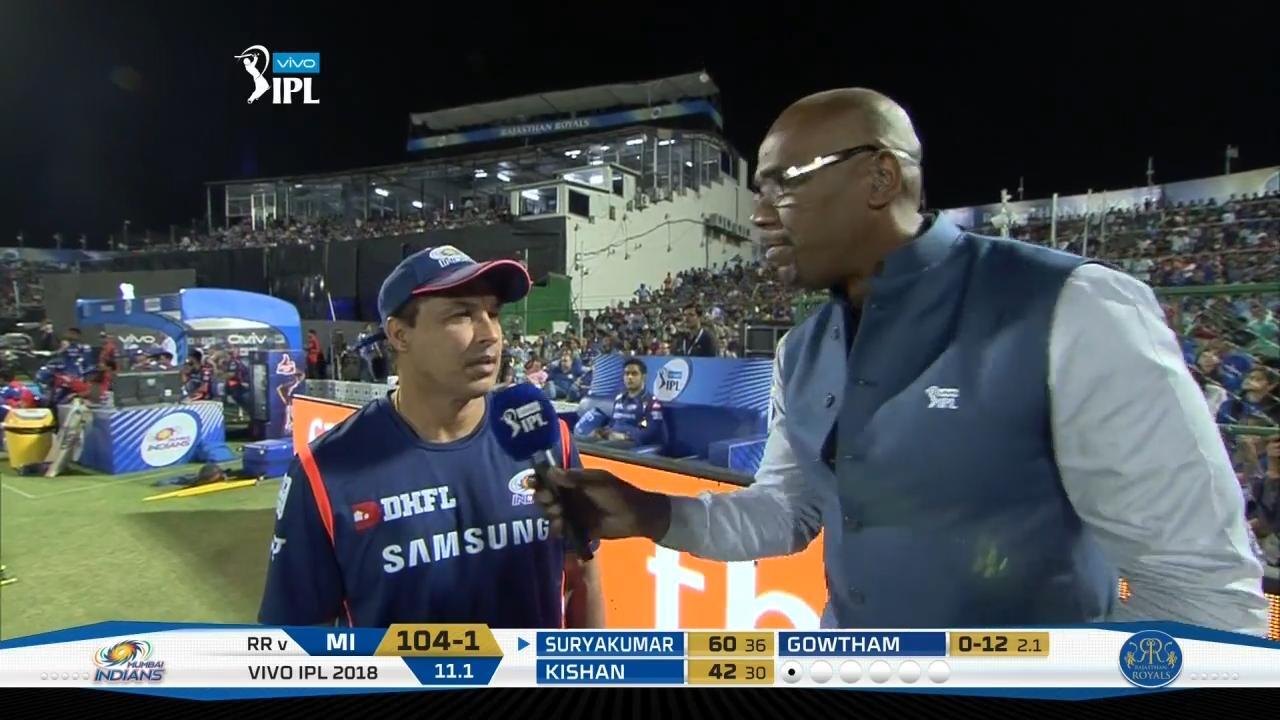 M21: RR vs MI – Robin Singh Interview