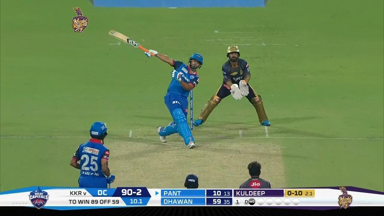M26: KKR vs DC – Rishabh Pant Six