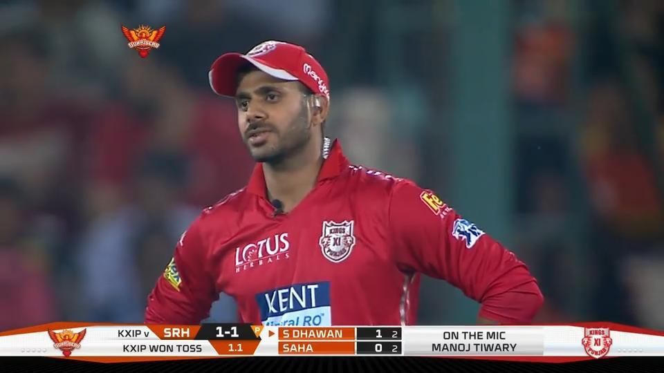 M25: SRH vs KXIP – Player Mic'd Up – Manoj Tiwary