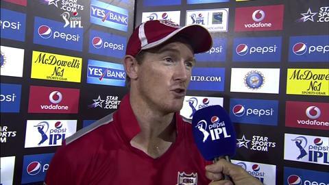 M34: KXIP vs KKR– George Bailey Interview