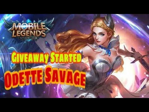 Odette Savage | Mobile Legends Bang Bang | Skin Giveaway background