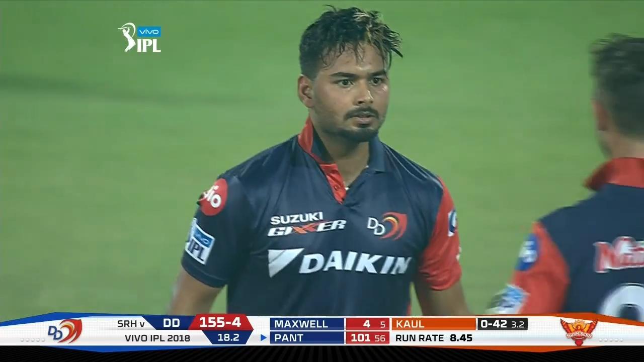 Power packed Pant notches maiden IPL ton