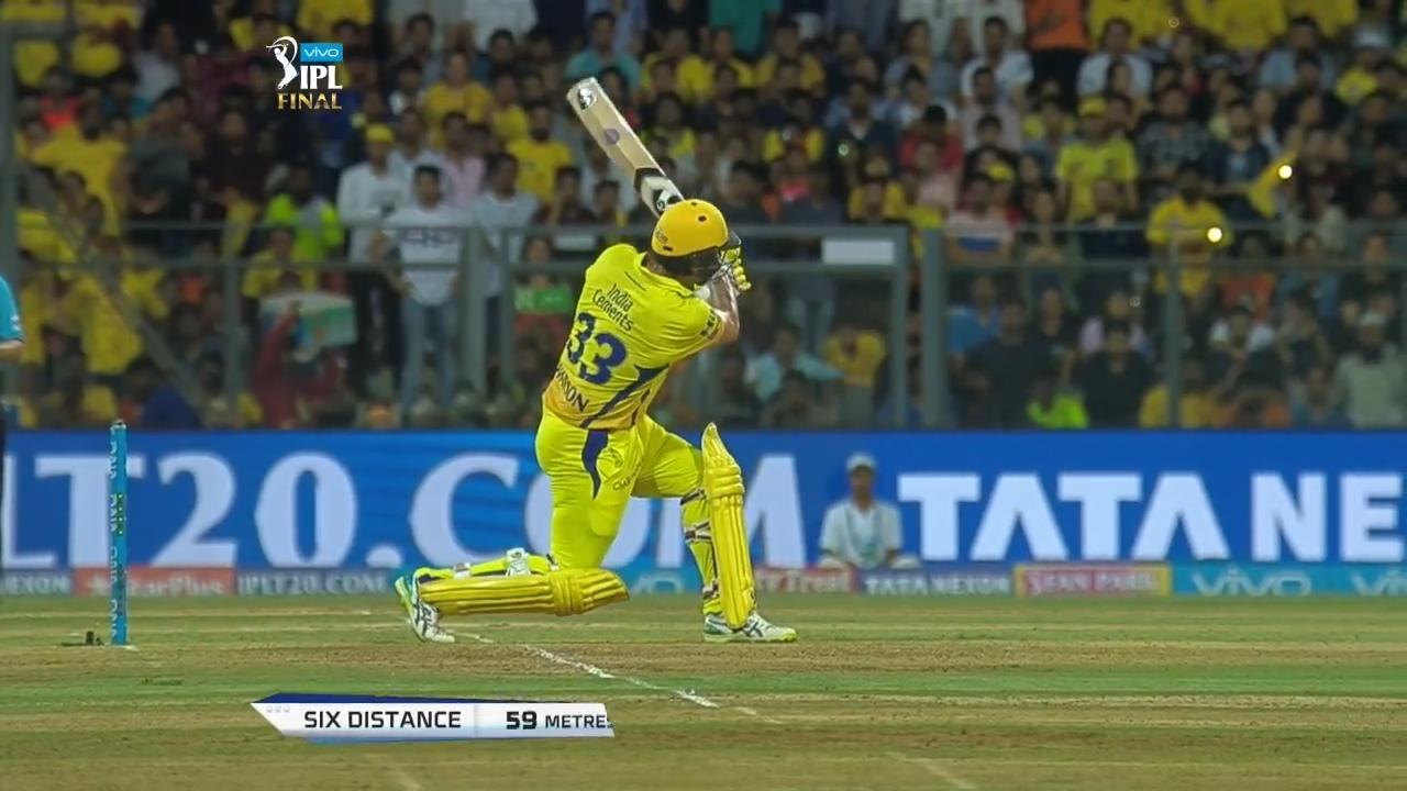 Shane guns down Sandeep Sharma in one over