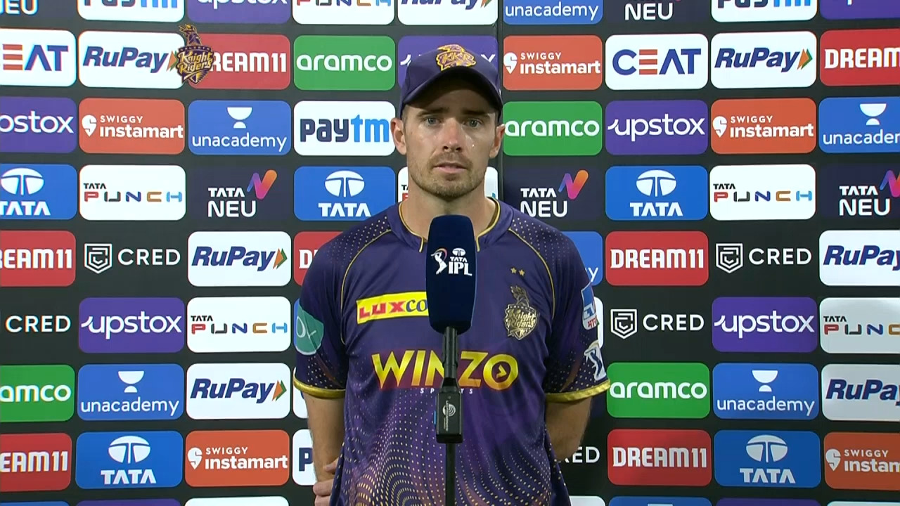 M61: KKR vs SRH – Tim Southee Interview background