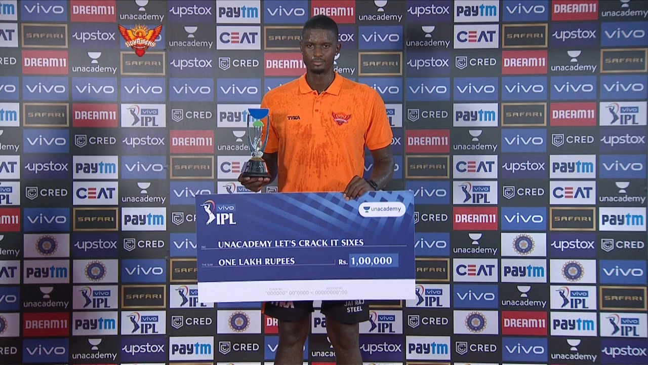 M37: SRH vs PBKS – Unacademy Lets Crack It Sixes of the Match – Jason Holder