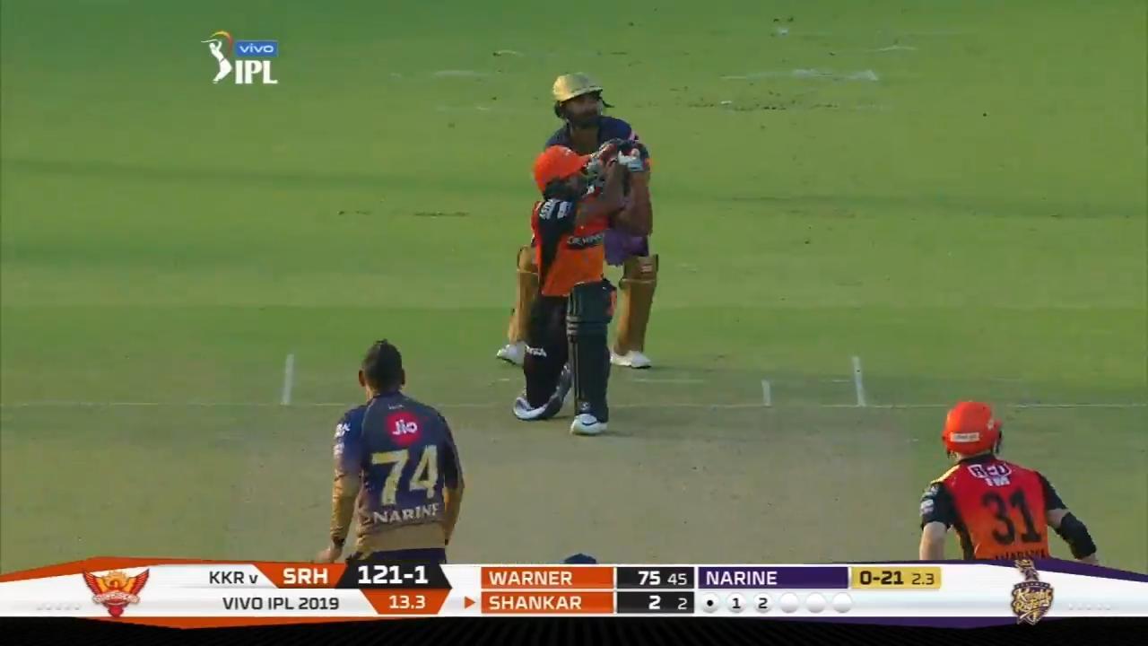 M02: KKR vs SRH – Vijay Shankar Six