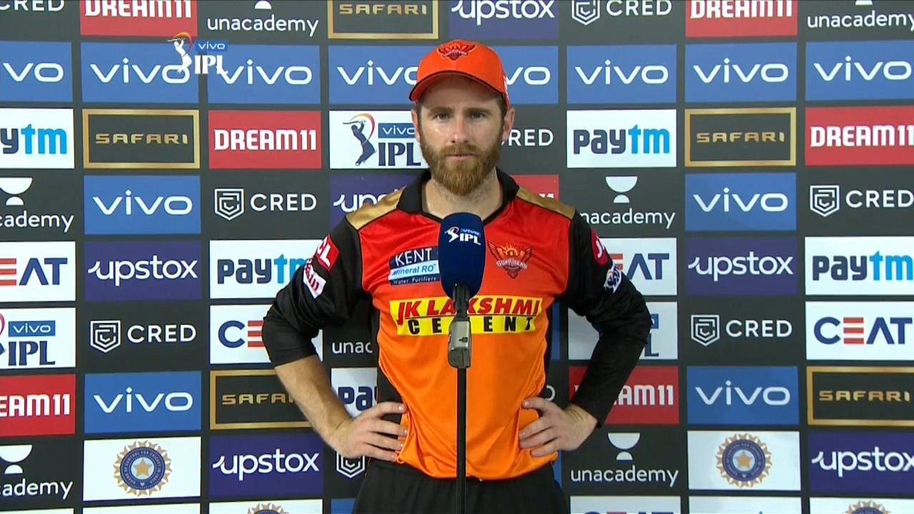 M49: KKR vs SRH – Kane Williamson Interview background