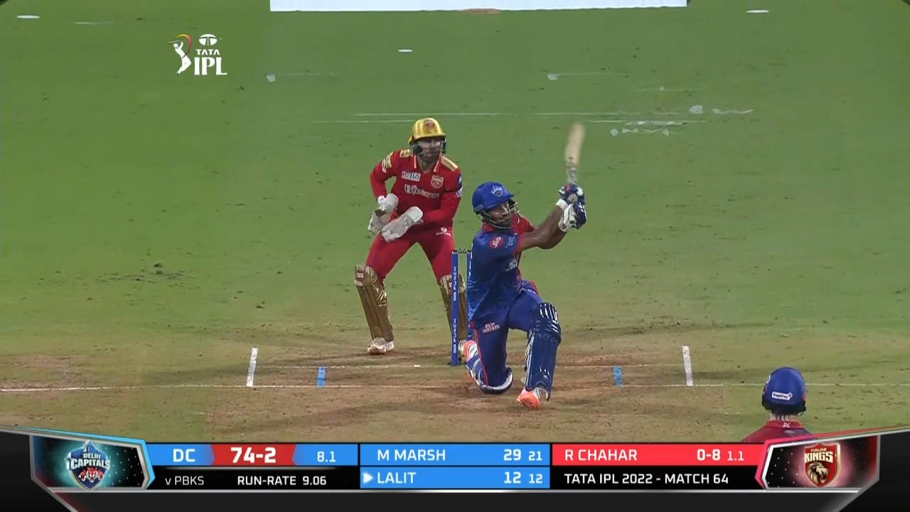 M64: PBKS vs DC – Lalit Yadav Six