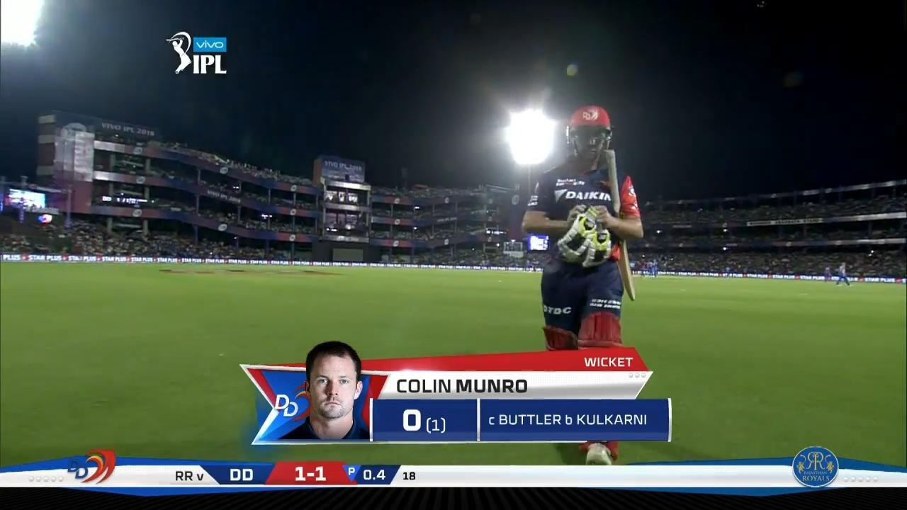 M32: DD vs RR – Colin Munro Wicket