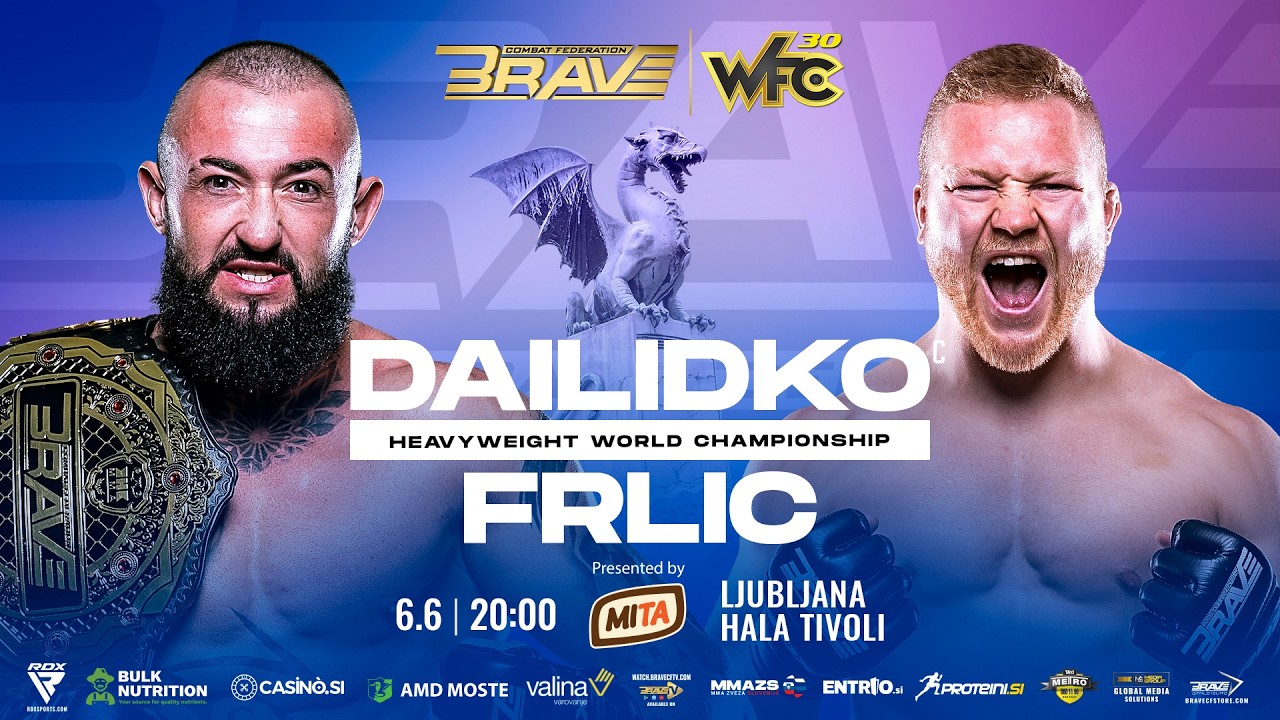 Pavel Dailidko vs Miha Frlic | BRAVE 106 Main Event Promo | World Heavyweight Title Fight | Slovenia background